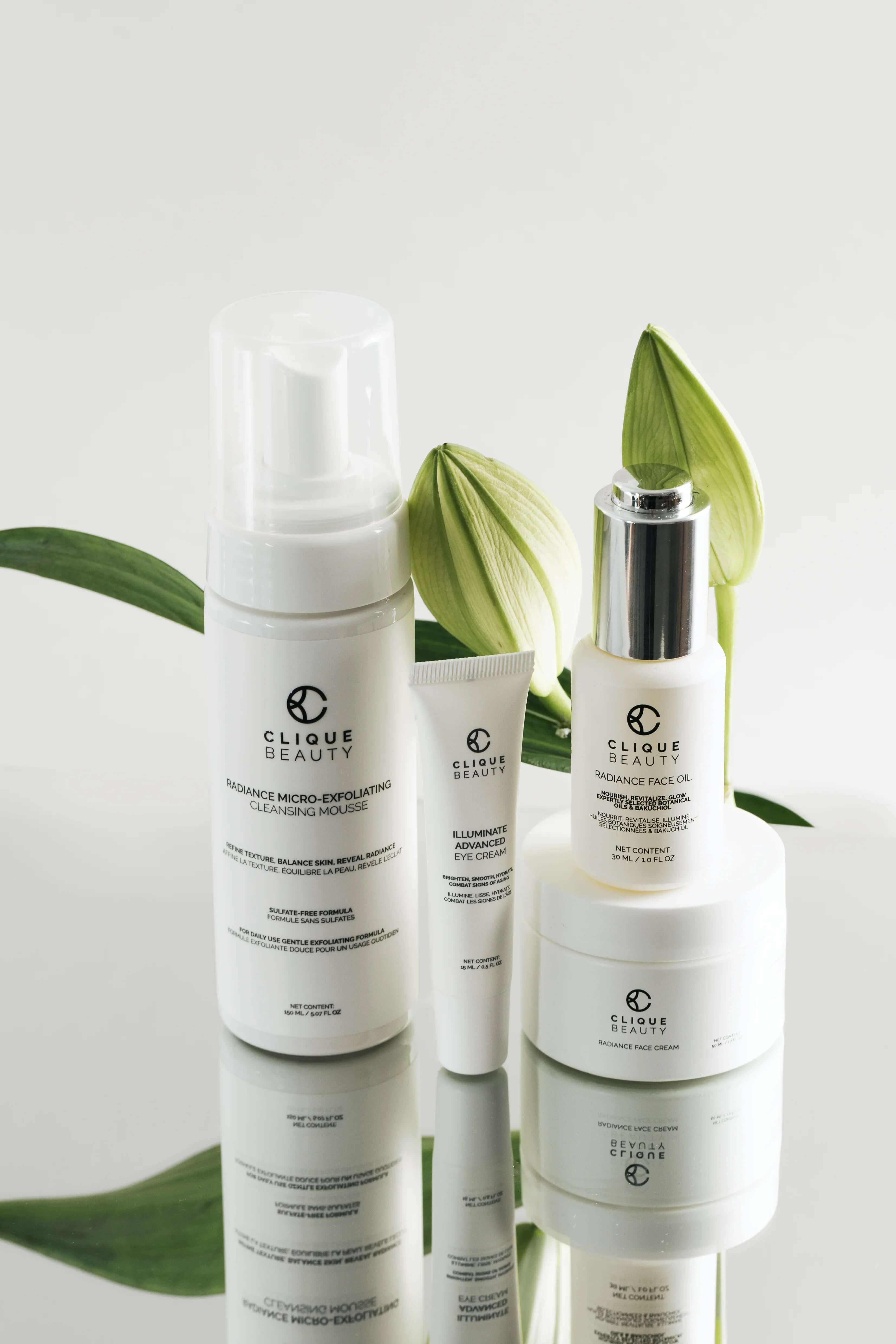 The French Ritual Set four products photographed together