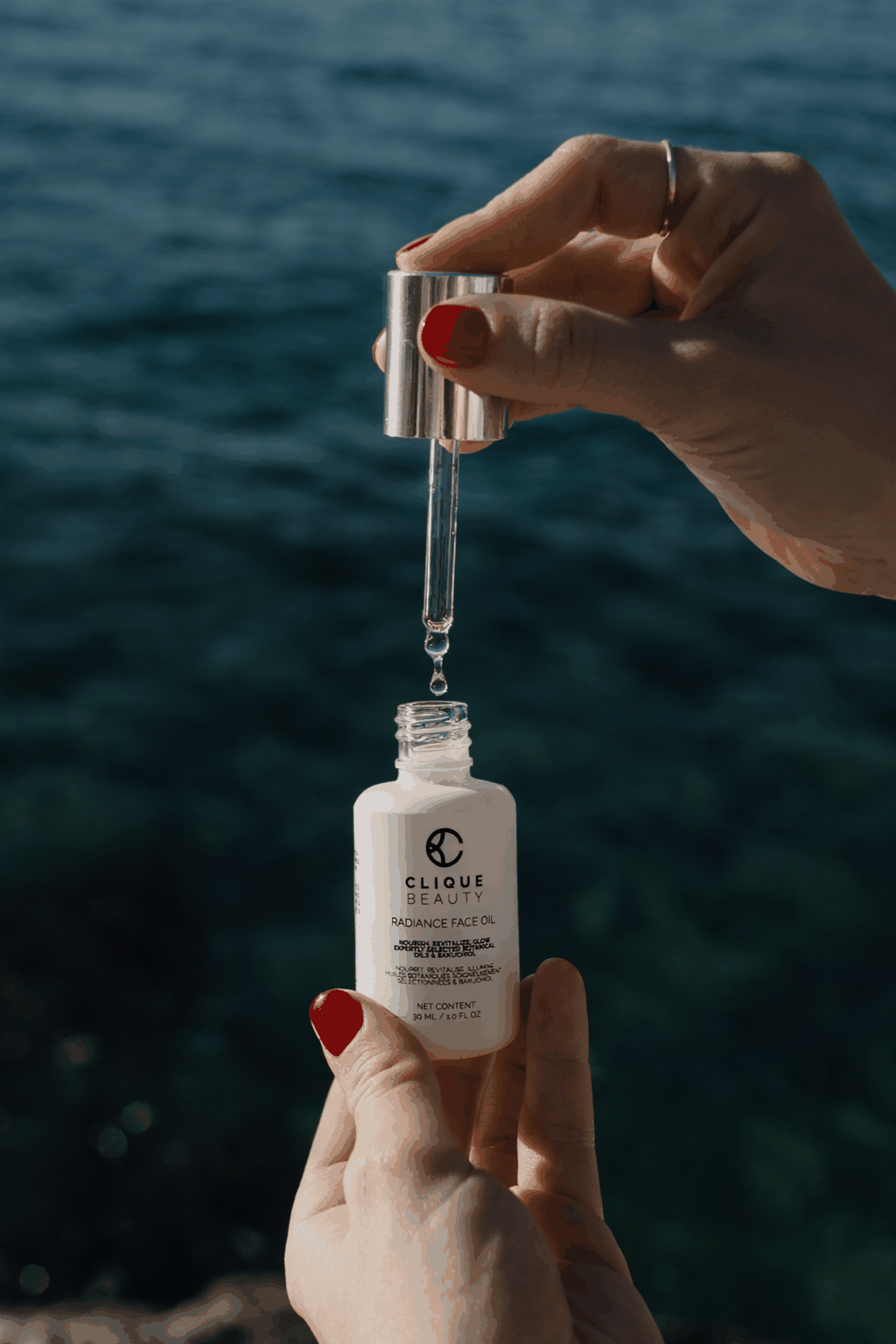Clique Beauty Radiance Face Oil bottle with bakuchiol