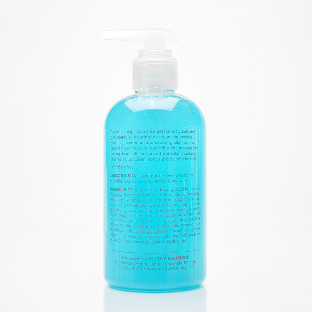 CLEANSING GEL / A foaming face wash