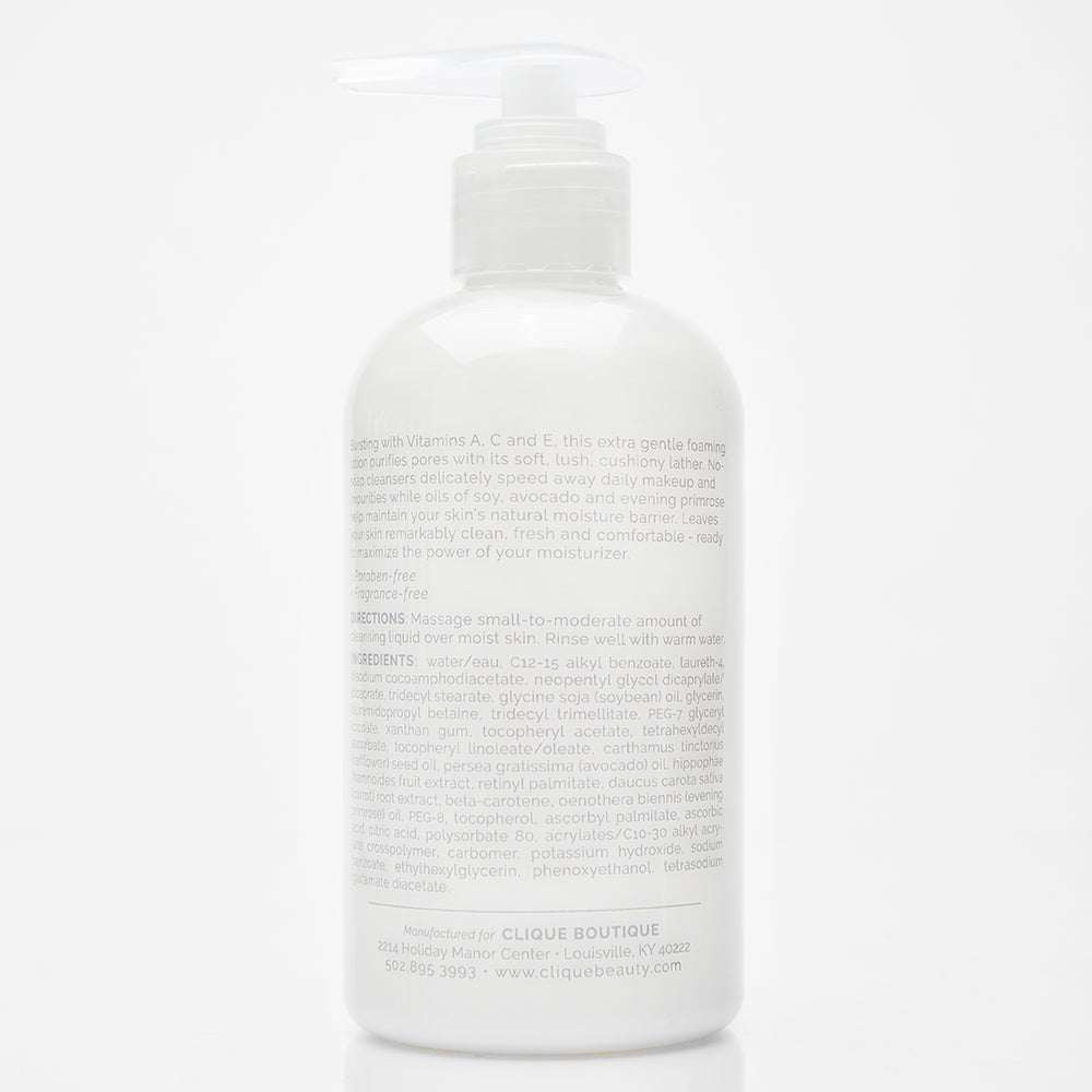 CLEANSING CREME / A gentle vitamin cleanser